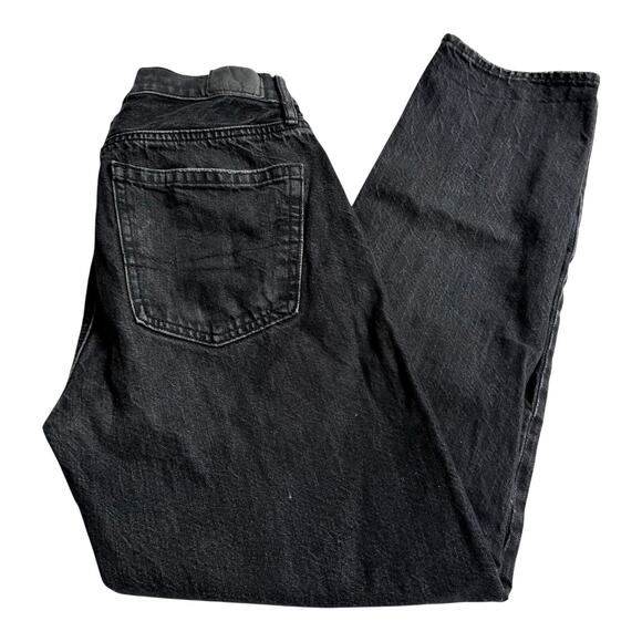 American Eagle 90's BOYFRIEND JEANS 5 Pocket Women's 00 Black Cotton Denim 25x27 - Picture 3 of 8